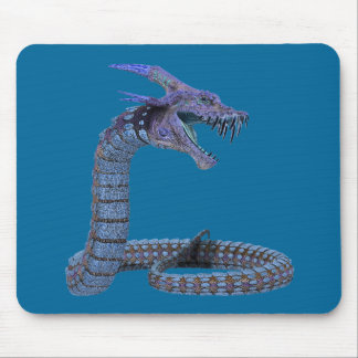 Mousepad Dragão de Fantasia Azul