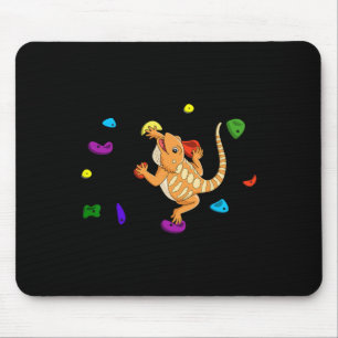 Mousepad Dragão de Pão Subindo Esportista Divertido Amante
