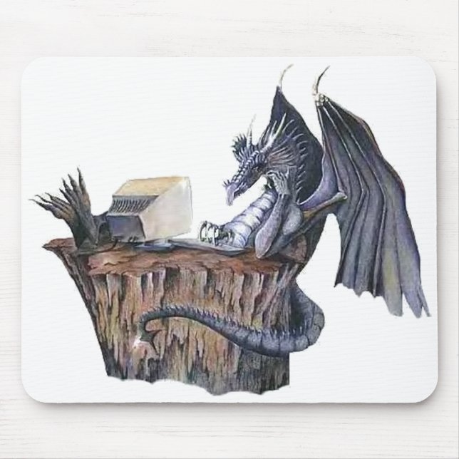Mousepad Dragão do computador (Frente)