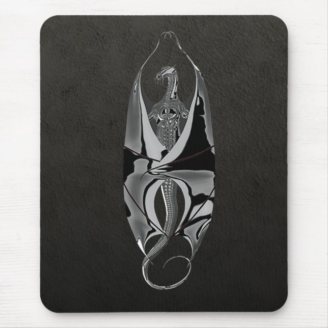 Mousepad Dragão do cromo (Frente)