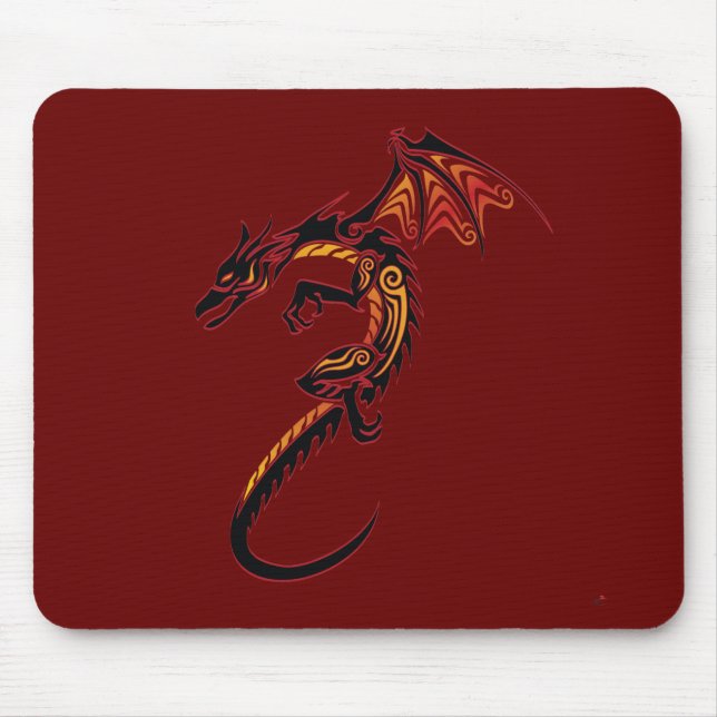 Mousepad Dragão do fogo (Frente)