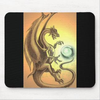 Mousepad Dragão do por do sol