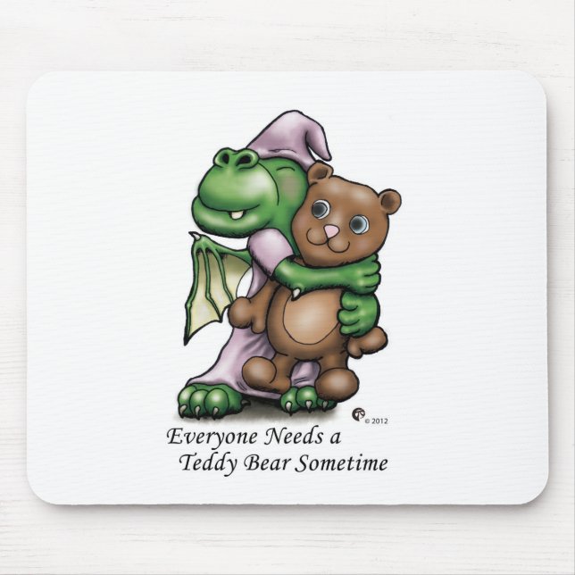 Mousepad Dragão e urso (Frente)