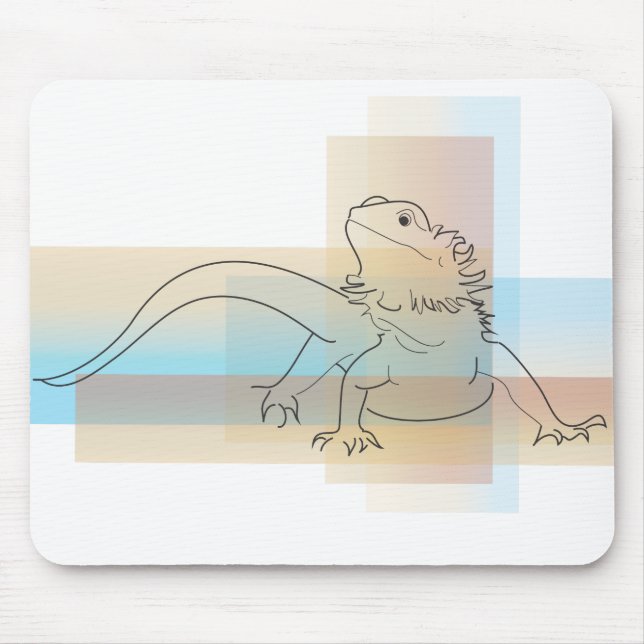 Mousepad Dragão farpado (Frente)