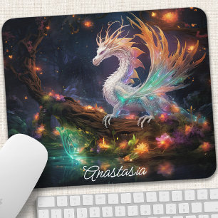 Mousepad Dragão Florestal Encantado Personalizado