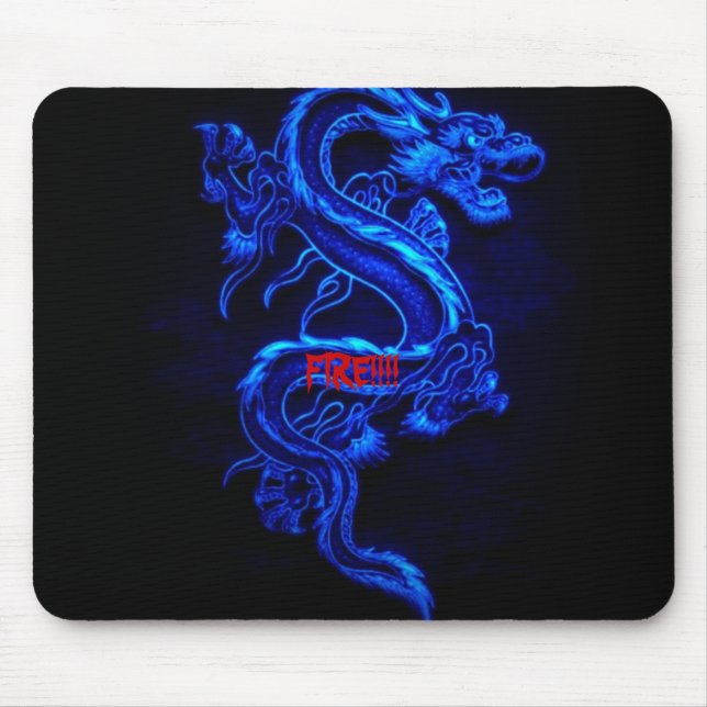 MOUSEPAD DRAGÃO, FOGO!!!! (Frente)
