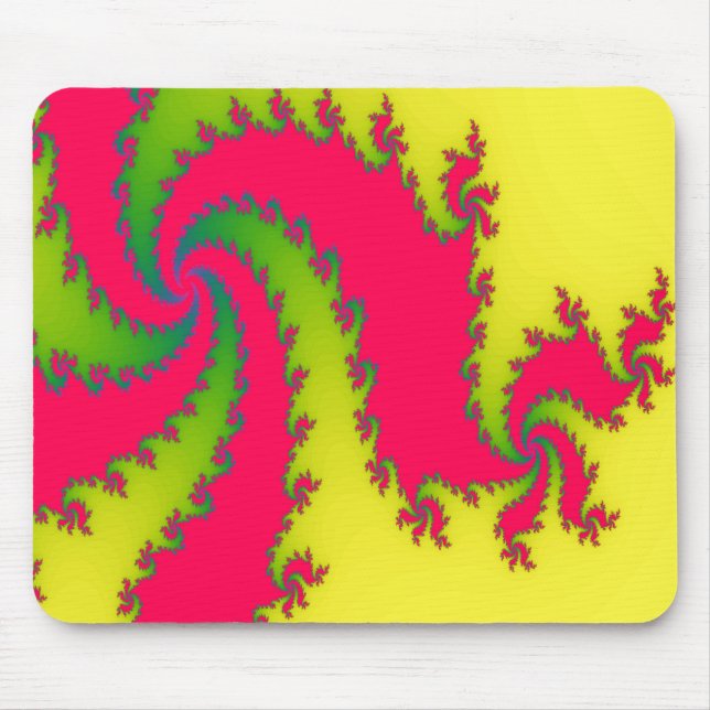 Mousepad Dragão Fractal de Ano Novo Chinês (Frente)