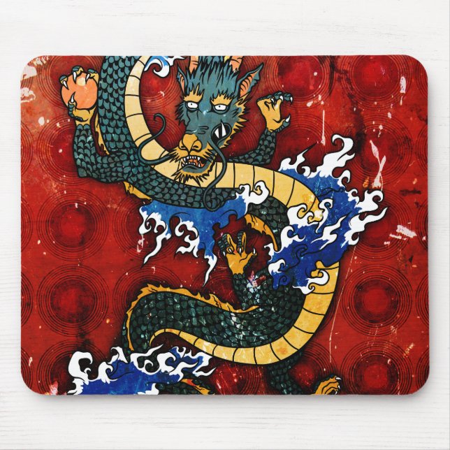 Mousepad Dragão Japonês (Frente)