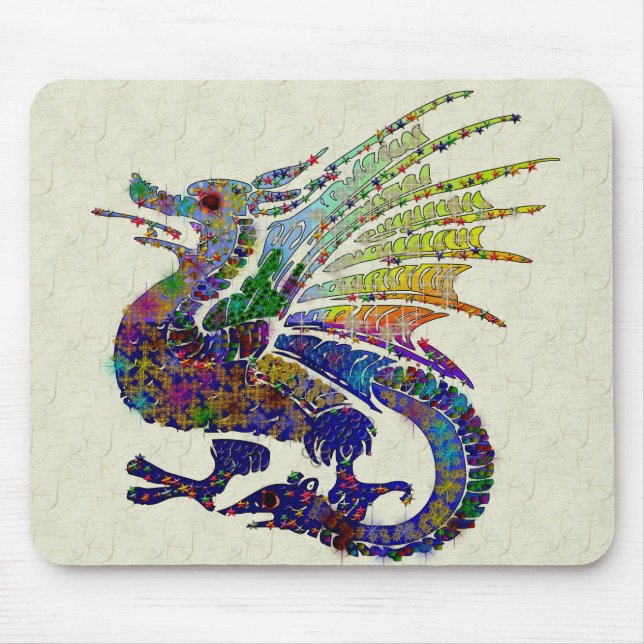 Mousepad Dragão Jeweled (Frente)