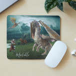 Mousepad Dragão Knight Medieval Castle Fantasy Personalizad<br><div class="desc">Este design foi criado através da arte digital. Pode ser personalizado na área fornecer ou personalizar escolhendo o clique para personalizar mais opções e alterando o nome, as iniciais ou as palavras. Você também pode alterar a cor e o estilo do texto ou excluir o texto de um design de...</div>