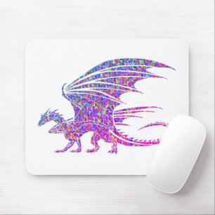 Mousepad Dragão Mosaico Incrível