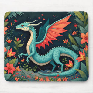 Mousepad Dragão na Selva