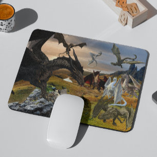 Mousepad Dragão Rei A Fantasia de Reunião