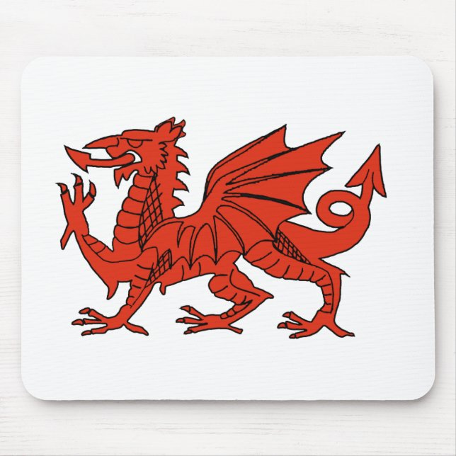 Mousepad Dragão vermelho (Frente)