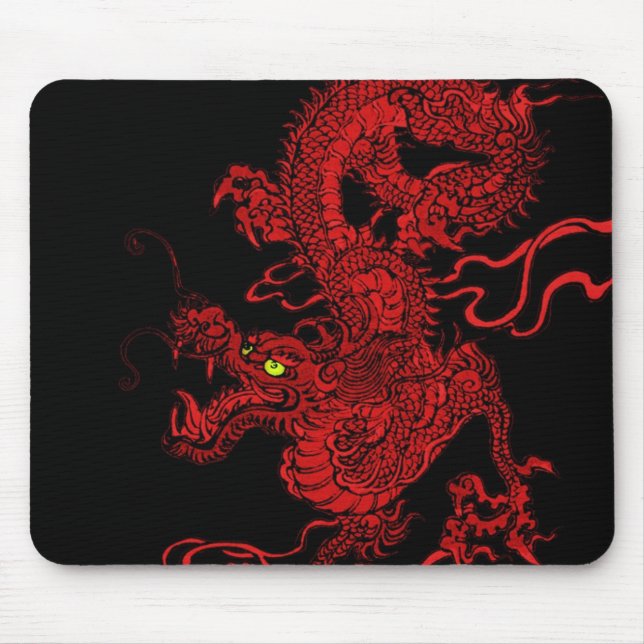 Mousepad Dragão vermelho (Frente)
