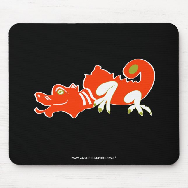 Mousepad Dragão vermelho (Frente)