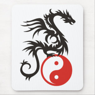 Mousepad Dragão Yin & Yang