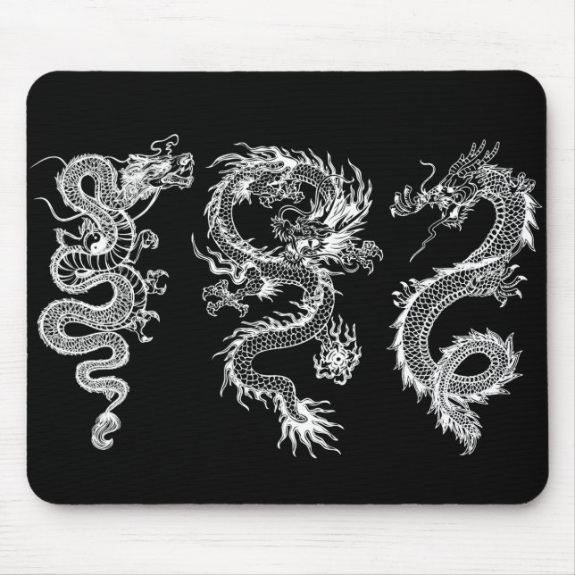 Mousepad Dragões chineses (Frente)