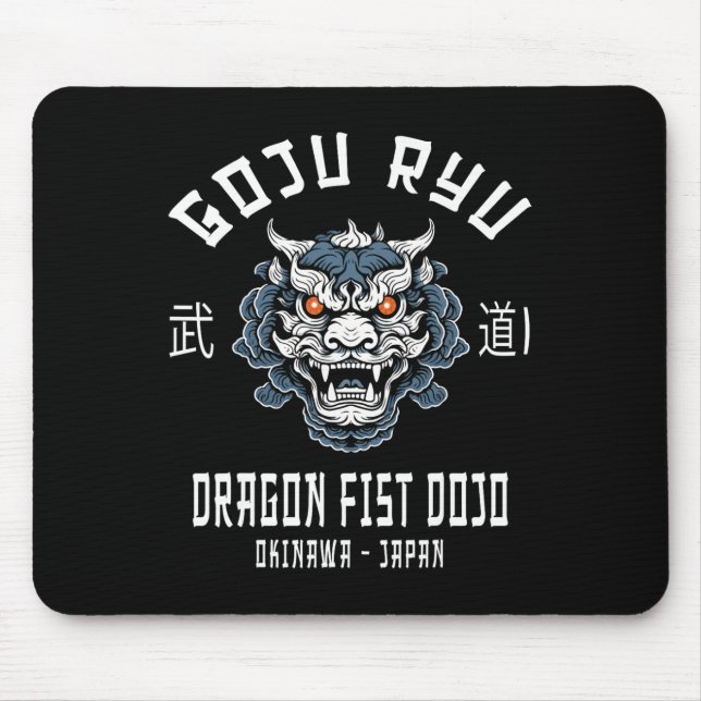 Mousepad Dragon Fist Dojo Karate Goju Ryu  (Frente)