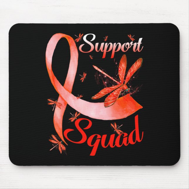Mousepad Dragonfly de Esquadrão de Suporte ao Guerreiro Sen (Frente)