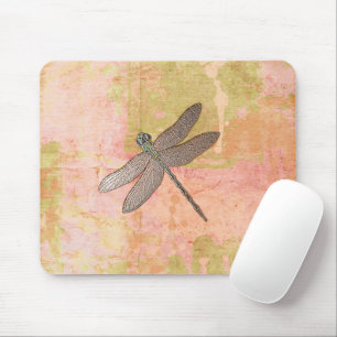 Mousepad Dragonfly de Impressões Rosa
