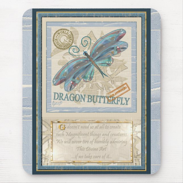 Mousepad Dragonfly do Escritório de Criação (Frente)