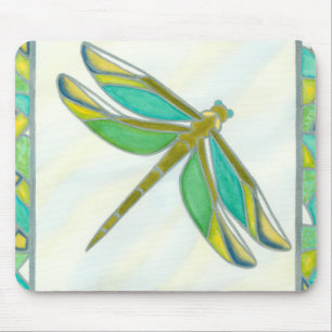 Mousepad Dragonfly Luminosa Pastel por Vanna Lam