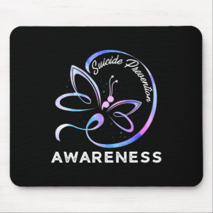Mousepad Dragonfly Suicida Prevention Sensibilização Rosa E