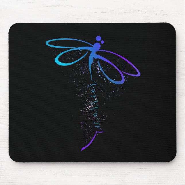 Mousepad Dragonfly Warrior Semicolon Prevenção Suicídio Awa (Frente)