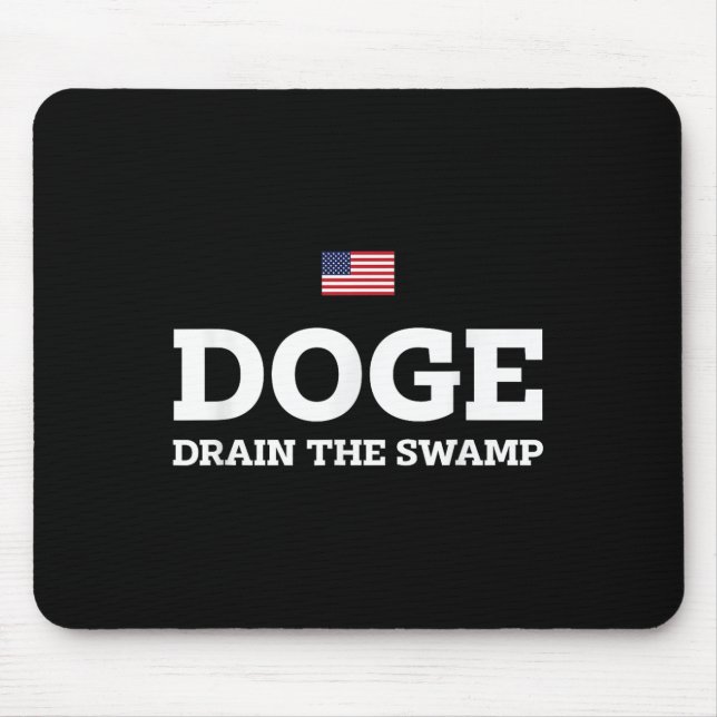 Mousepad Drain Do Departamento De Eficiência Do Governo (Frente)