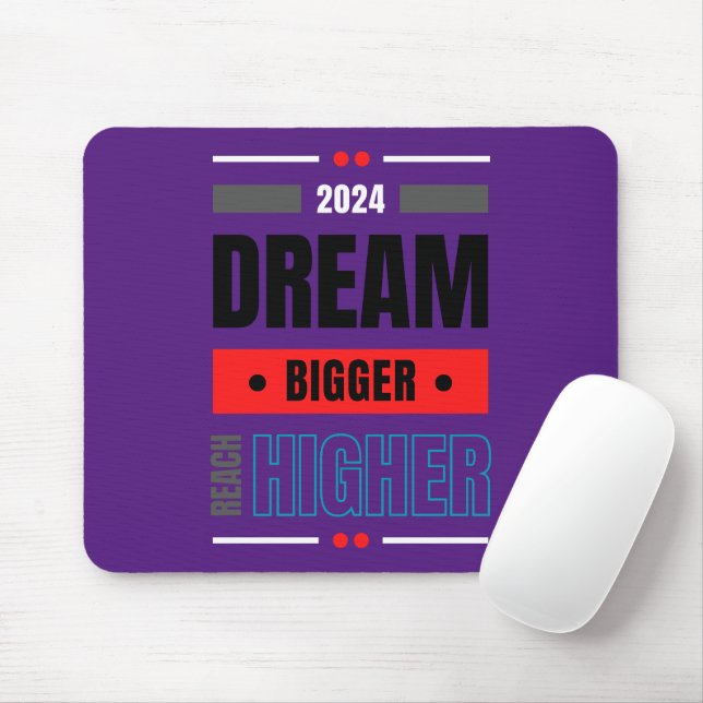 Mousepad Dream Bigger Reach Maior (Com mouse)