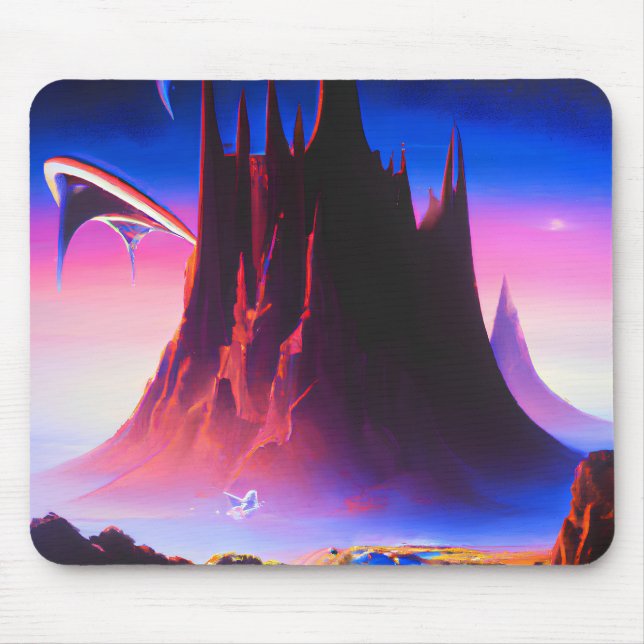 Mousepad Dream World Oil Painting (Frente)