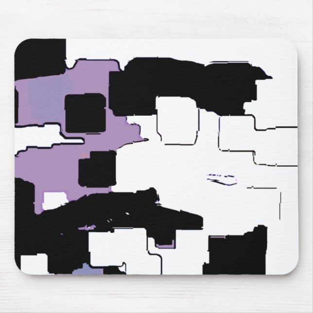 Mousepad "Dreaming in Purple" Arte Geométrica (Frente)
