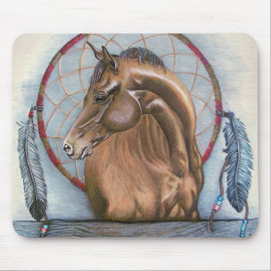 Mousepad "DreamLike" Cavalo e arte original de captura de s