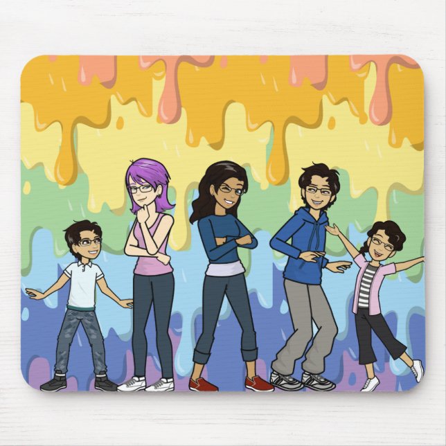 Mousepad DreamsIntoRealityComics A Fam Cobrir Art (Frente)