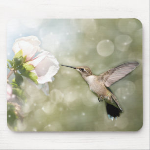 Mousepad Dreamy Hummingbird em voo