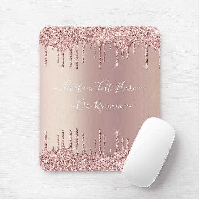 Mousepad Drives Sparkle Luminter de Blush Dourado rosa - Se (Com mouse)
