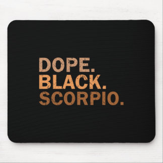 Mousepad Droga Preto Escorpião Melanina Africano Zodíaco Es