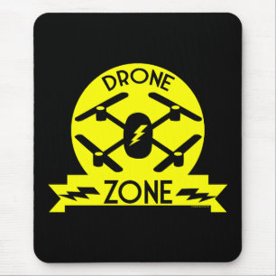 Mousepad Drone Hobbyist Piloto Drone Fotografia Raças