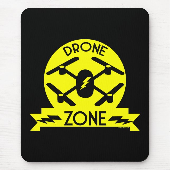 Mousepad Drone Hobbyist | Piloto Drone | Fotografia | Raças (Frente)