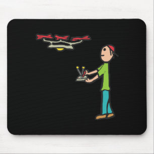 Mousepad Drone voando