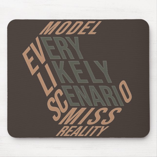 Mousepad Dry Motivation | Modelled Reality | Hunter's Lodge (Frente)