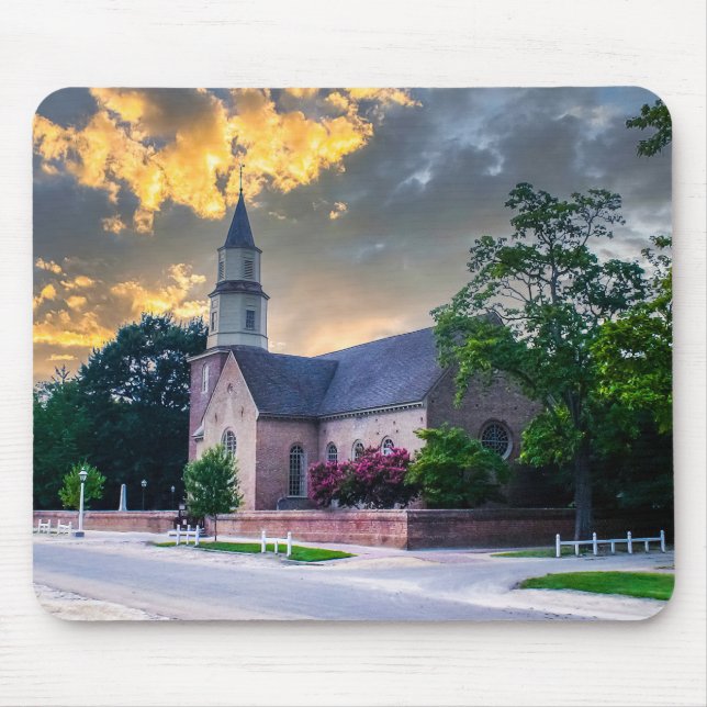 Mousepad DSC02400-2-Bruton Parrish Church, no Sunset (Frente)