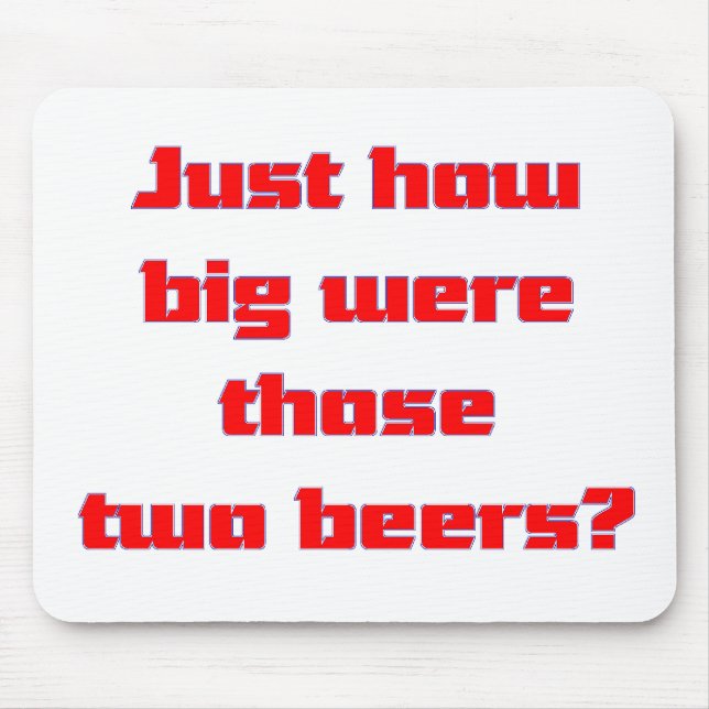 Mousepad Duas cervejas (Frente)