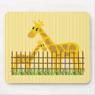 Mousepad Duas Girafas Bonitas