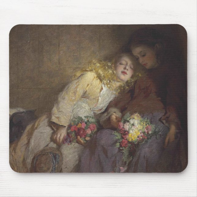 Mousepad Duas Meninas Jovens Retornando Para Casa (Frente)