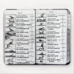 Mousepad Duas páginas 'de Orbis Sensualium Pictus
