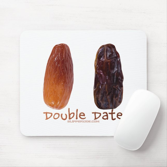 Mousepad Duas tâmaras do SlipperyJoe enrugadas secas  (Com mouse)