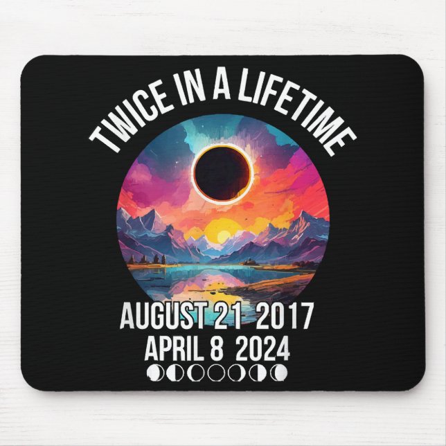 Mousepad Duas vezes na vida abril de 2024 GIft for (Frente)