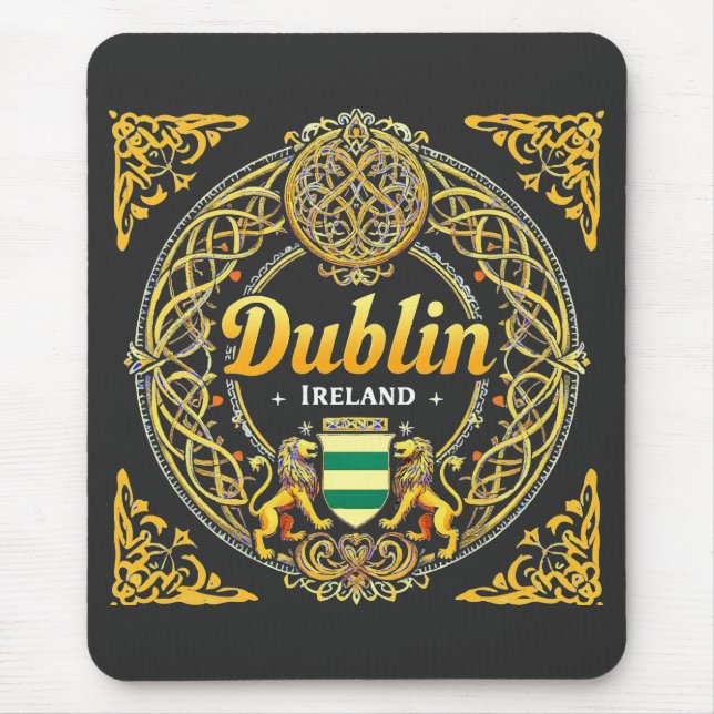 Mousepad Dublin República da Irlanda (Frente)